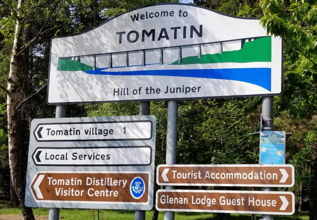 Glenan Lodge Self Catering Tomatin Eksteriør bilde